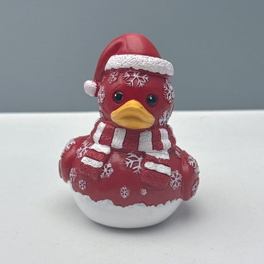 Weihnachtsmann Gummi-Ente Karnz