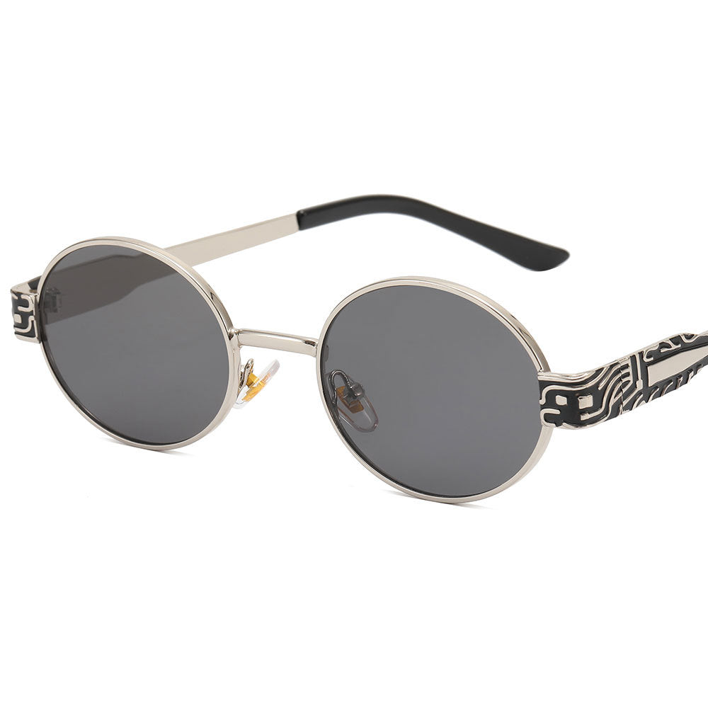 Damen stylische Sonnenbrille mit einzigartigen Verzierungen Karnz
