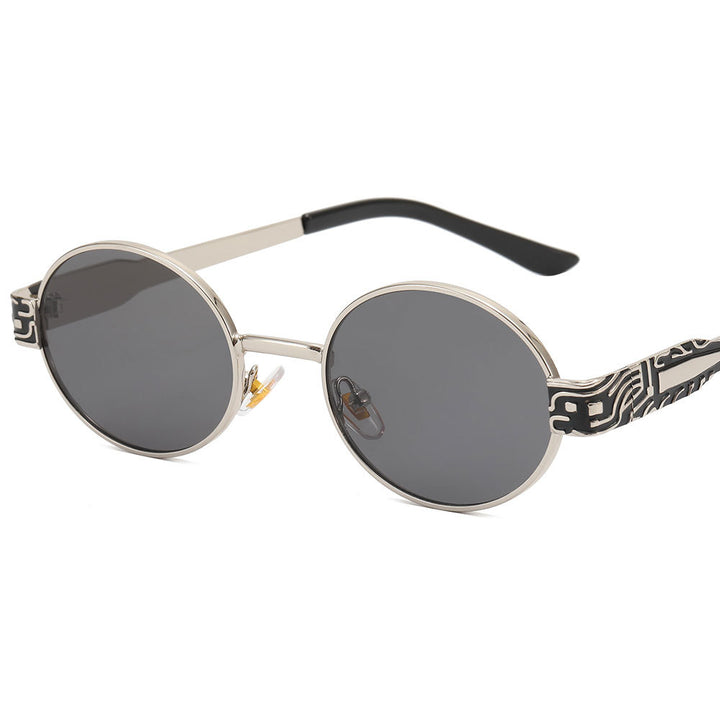 Damen stylische Sonnenbrille mit einzigartigen Verzierungen Karnz