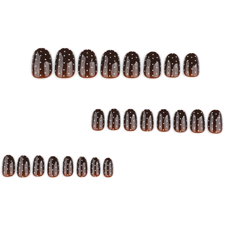 Elegante und moderne Nagelkunst mit Polka-Dots Karnz