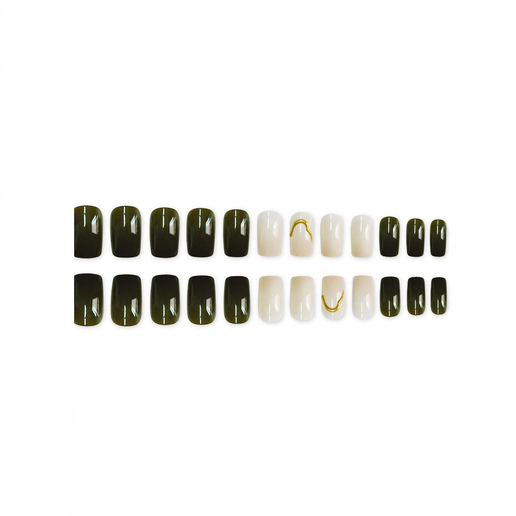 Künstlerisches Press-On-Nageldesign Karnz