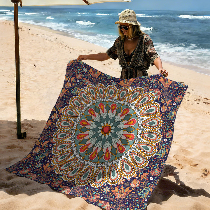 Mandala Design Strandmatte Karnz