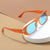 Damen modische Sonnenbrille im eleganten Schilddesign Karnz