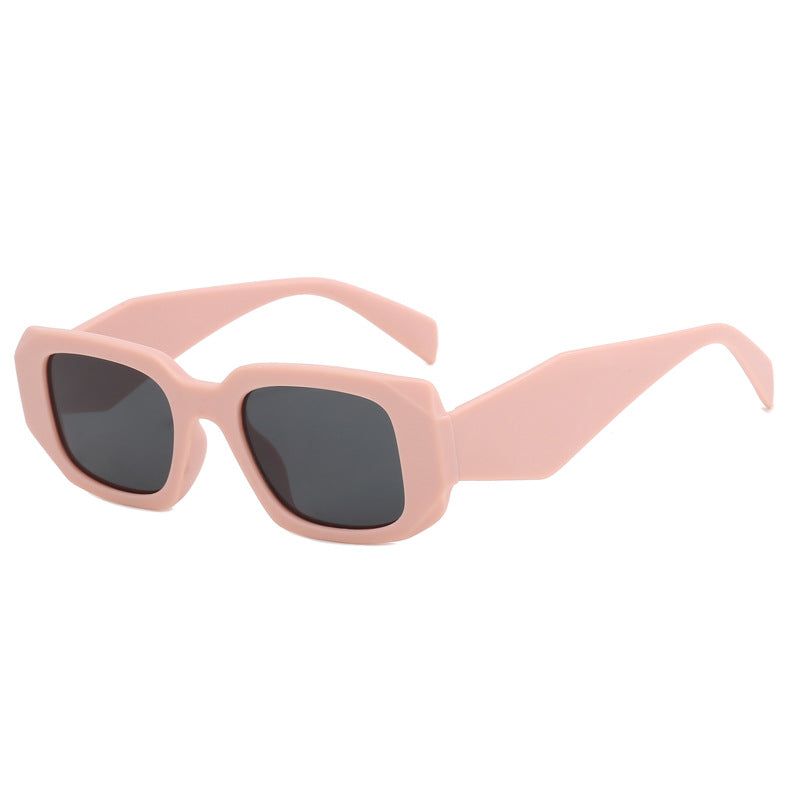 Damen modische oversized Sonnenbrille im angesagten Rechteck-Design Karnz