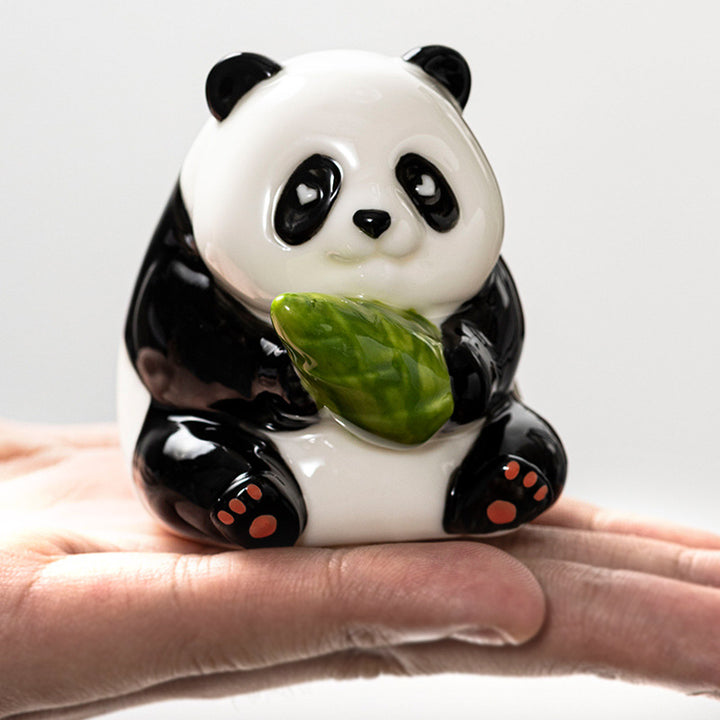 Niedlicher Panda Dekorationsfigur Karnz