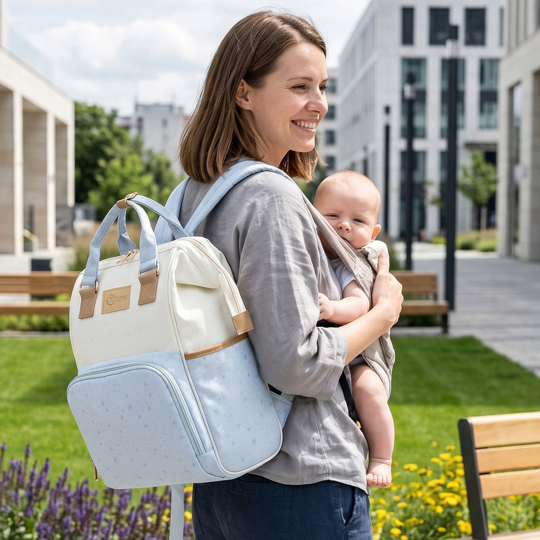 Stylischer Mehrfachfach-Rucksack Karnz