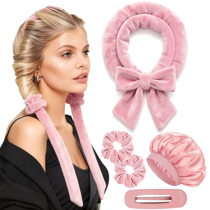 Hitzefreies Satin-Haarlocken-Set