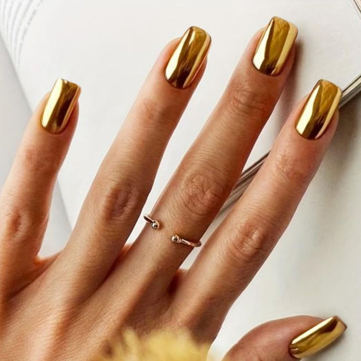Luxus Metallic Nagel Wraps Karnz