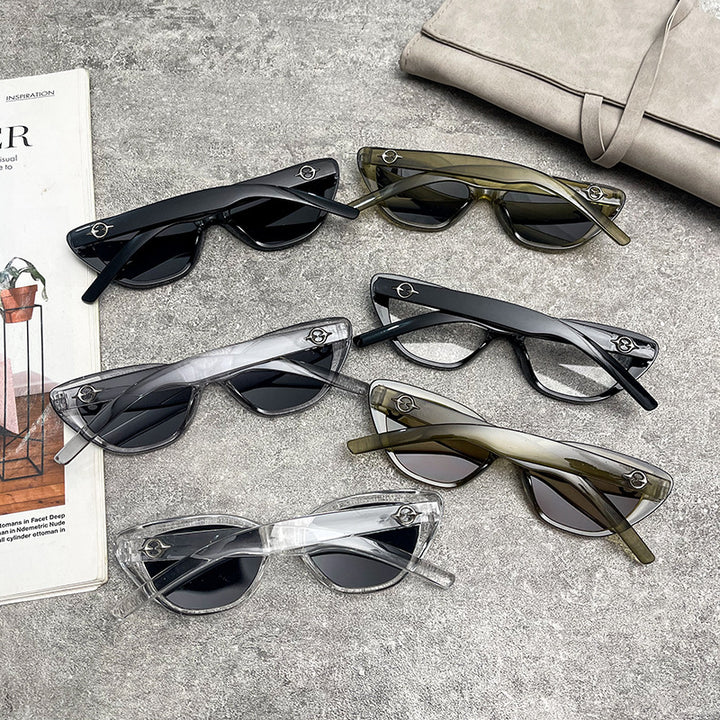Damen Cat-Eye Sonnenbrille mit UV-Schutz und robustem Rahmen Karnz
