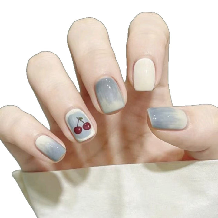 Künstlerisches Nagelkunst-Set mit Kirschdesign Karnz