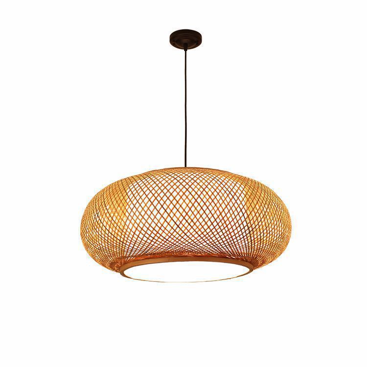 Geflochtene Rattan Hängeleuchte