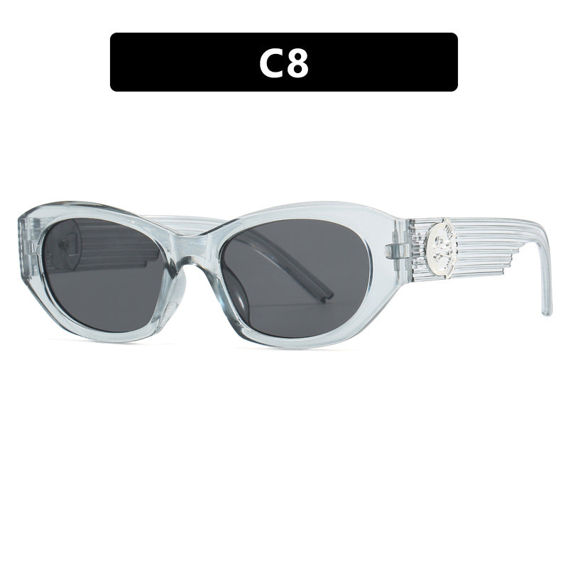 Damen modische Cat-Eye Sonnenbrille mit markantem Design und luxuriösen Details Karnz
