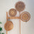 Damen Elegante handgewebte Rattanunterlage Karnz