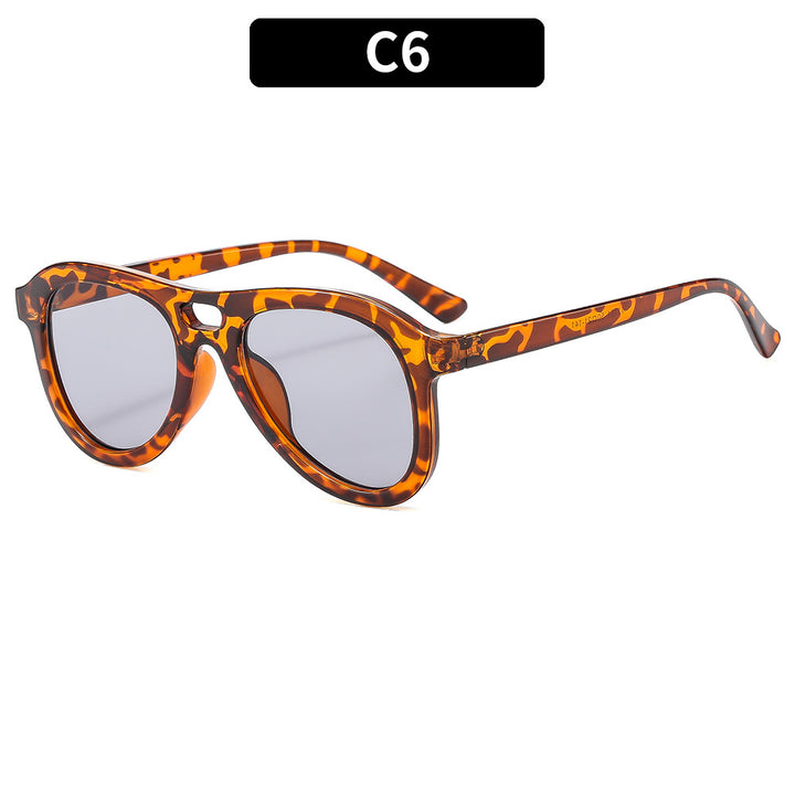 Vintage-inspirierte übergroße Sonnenbrille