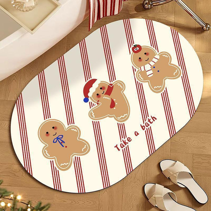 Weihnachtlich dekorative Matte