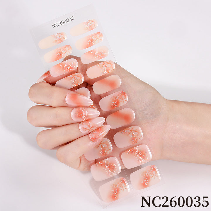Premium Floral Press-On Nagelkunst