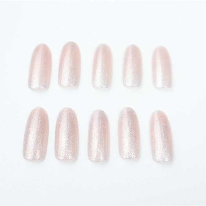 Funkelnde Glitzer Ombre Press-On Nägel Karnz