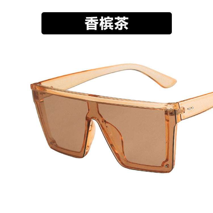 Damen futuristische Sonnenbrille im schützenden Oversized-Format Karnz
