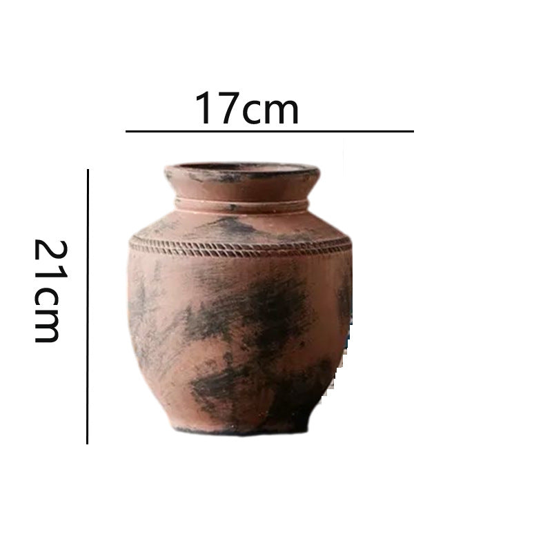 Handgefertigte Tonvase Karnz