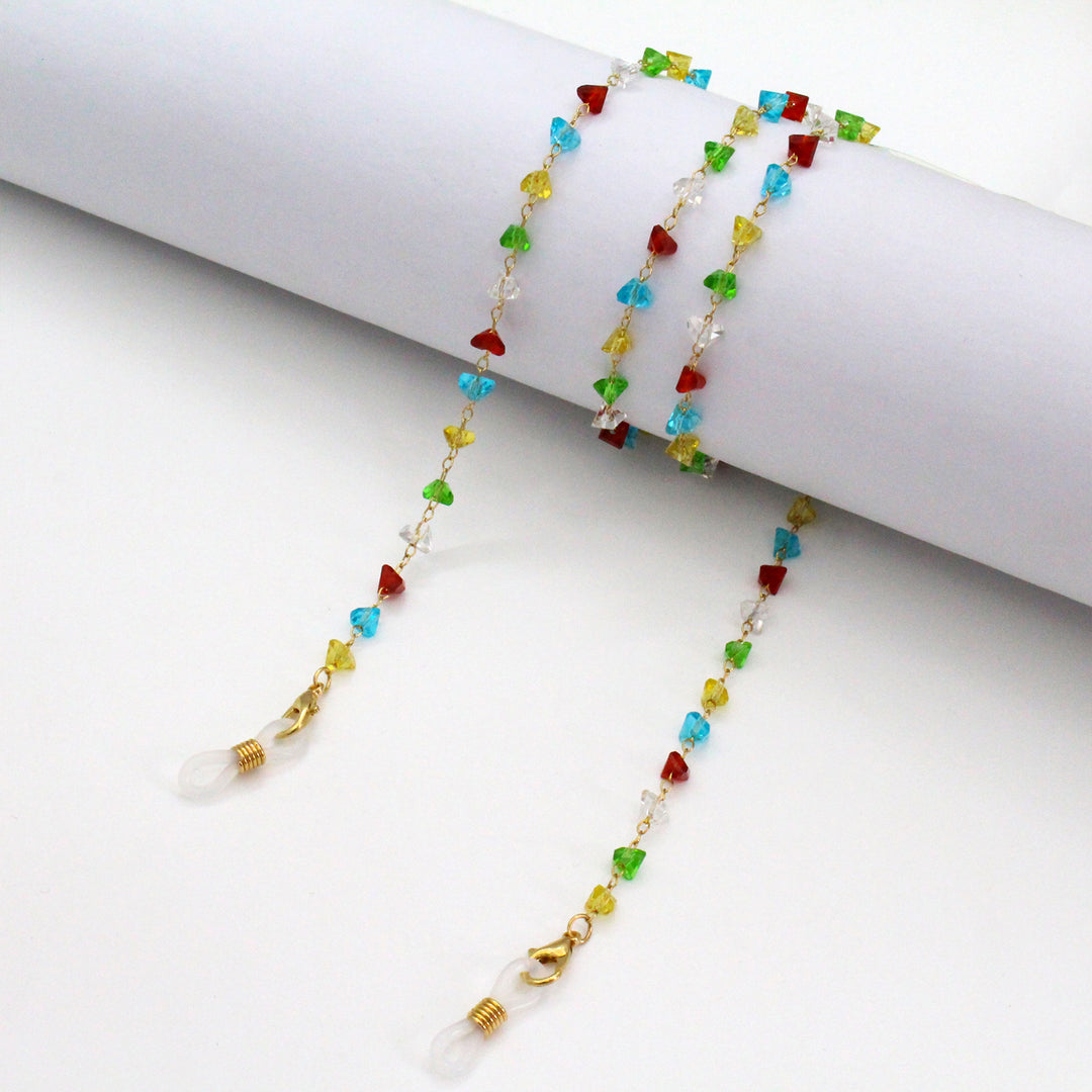 Künstlerische Edelstein Brille Kette Karnz