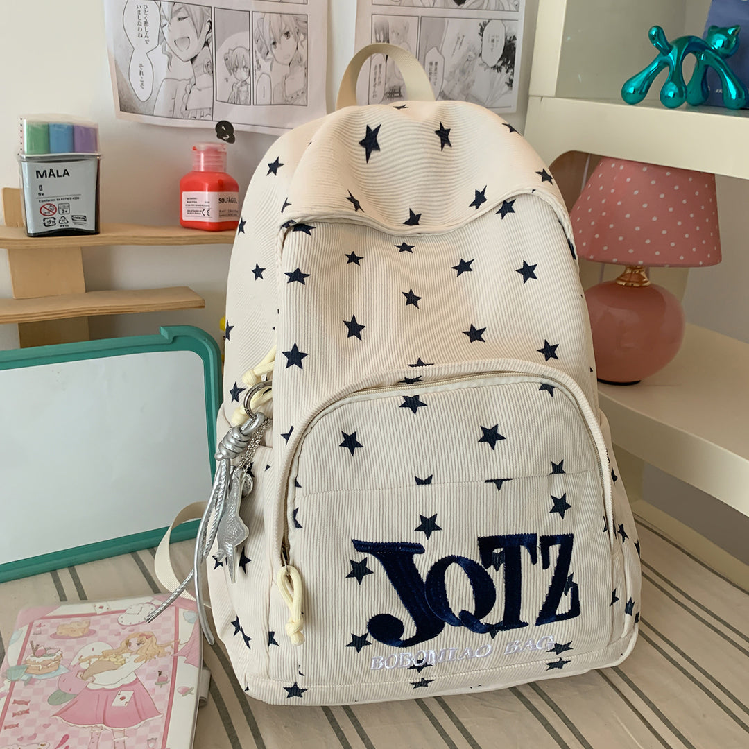 Stylische Sternenbedruckte Rucksack Karnz