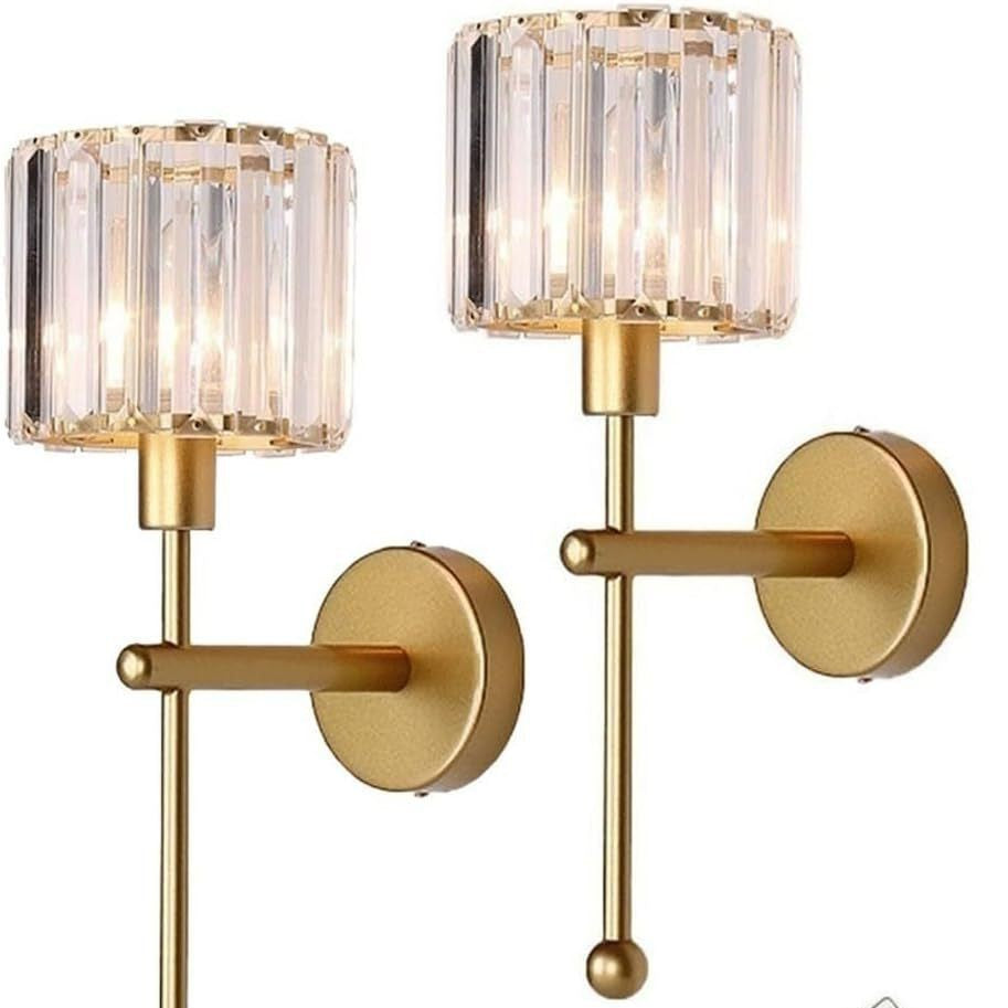 Elegante Kristall Wandlampe