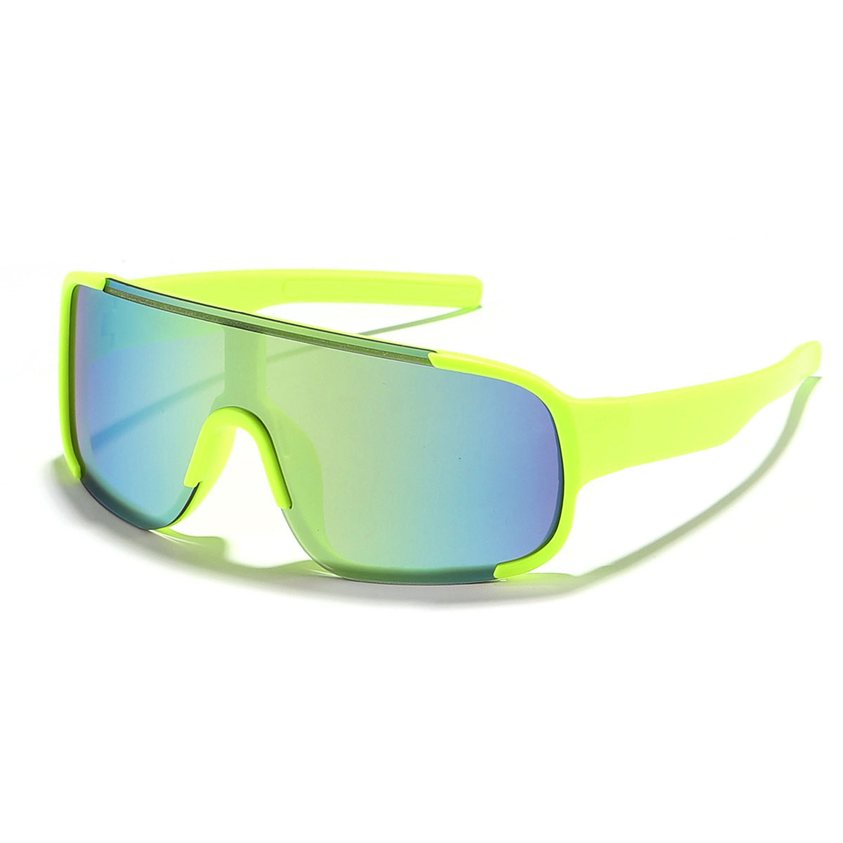 Damen Sportliche Shield-Sonnenbrille Karnz