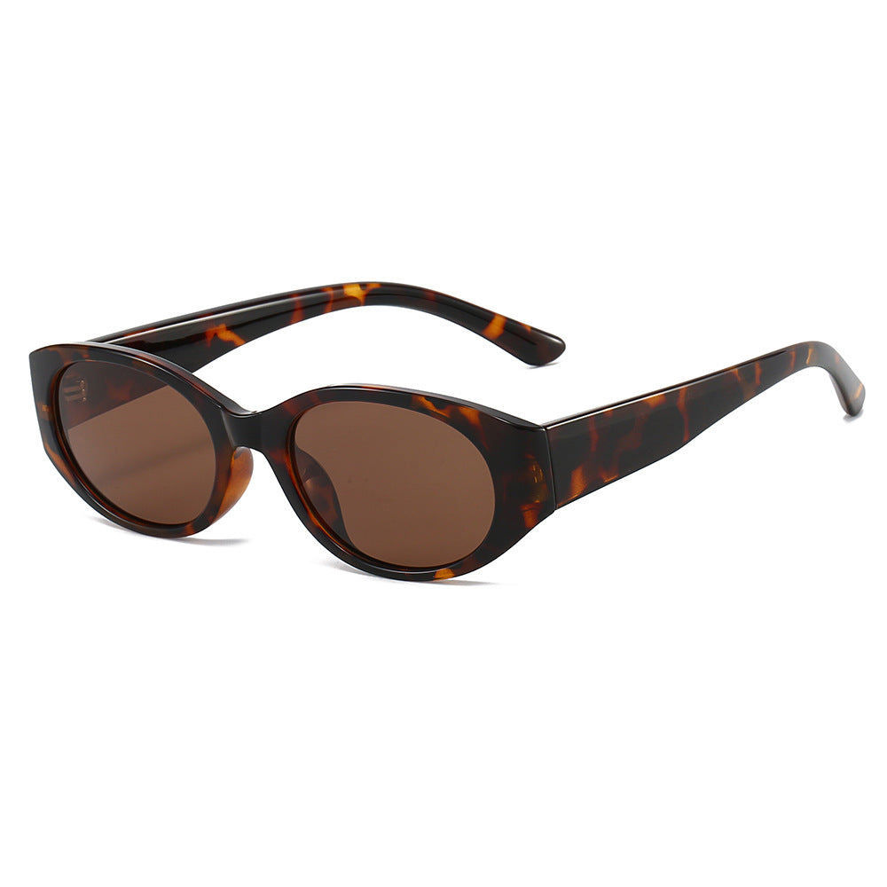 Damen modische Sonnenbrille mit geschwungenem Design und eleganter Form Karnz