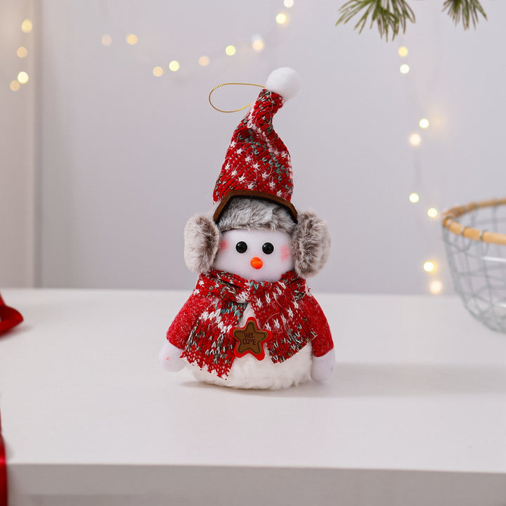 Dekorative Schneemann Figur Karnz