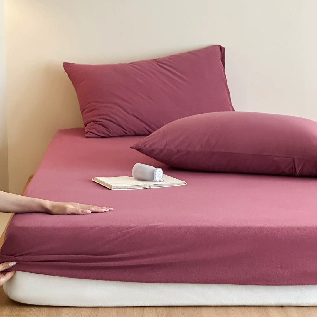 Deep-Pocket-Bambus-Mischgewebe-Stretch-Spannbettlaken