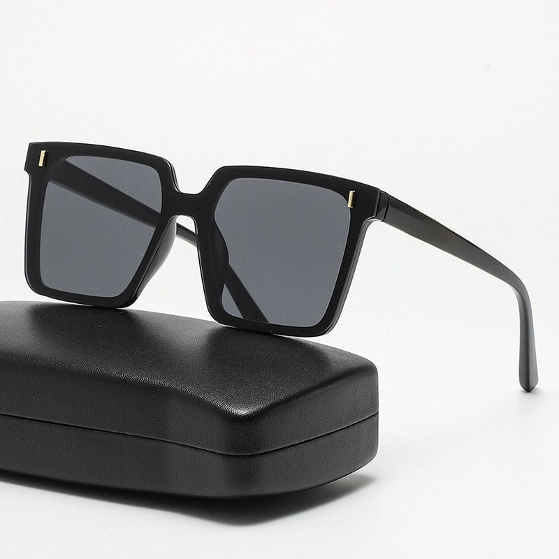 Damen moderne geometrische Sonnenbrille Karnz