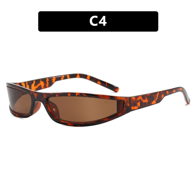 Damen sportliche Sonnenbrille mit flachem, aerodynamischem Design und UV-Schutz Karnz