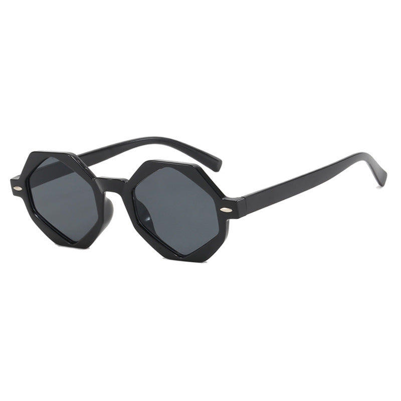 Damen trendige Sonnenbrille im modernen Achtkant-Design Karnz