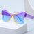 Damen Oversized-Sonnenbrille im verspielten Schmetterlingsdesign Karnz