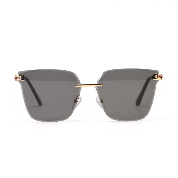 Damen modische Sonnenbrille mit filigranem Rahmen und UV-Schutz Karnz
