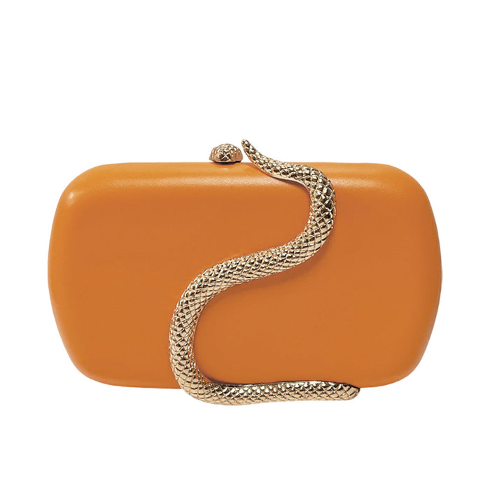 Stylische Schlangen-Detail Abend Clutch