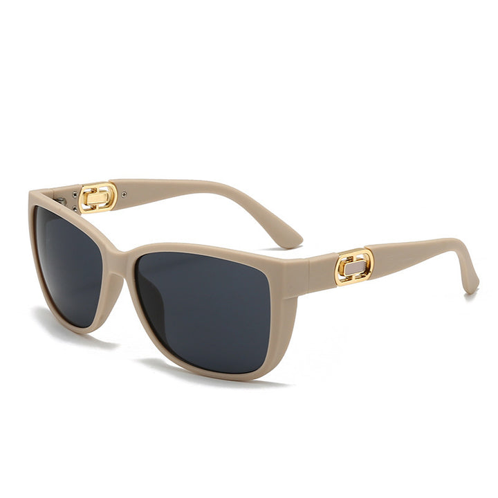 Damen oversized Sonnenbrille mit elegantem Rahmen und UV-Schutz Karnz