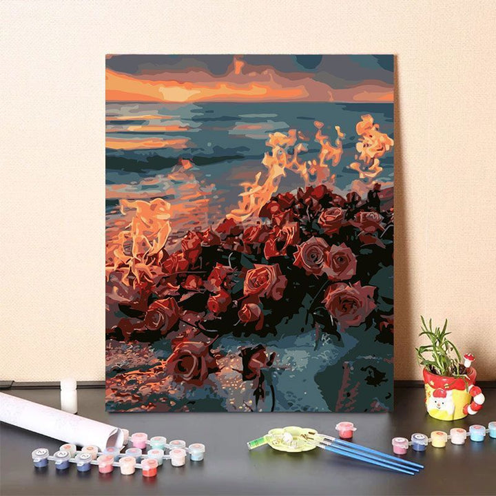 DIY Malen-nach-Zahlen Kunstset Karnz