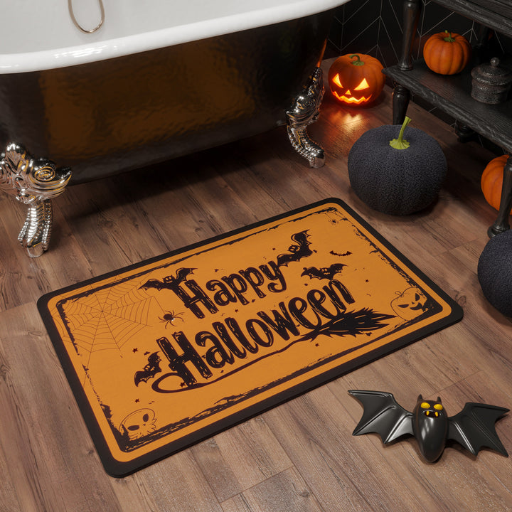 Halloween-Themen-Badmatte
