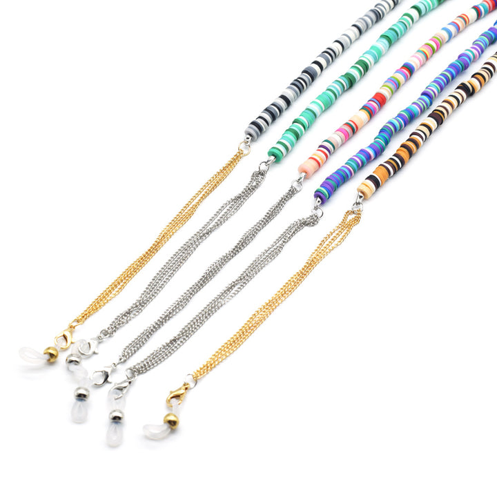 Bunte Perlen Brille Kette Karnz 1786692423