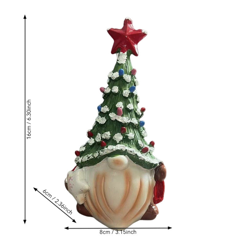 Dekorative Weihnachtsmann Statue Karnz