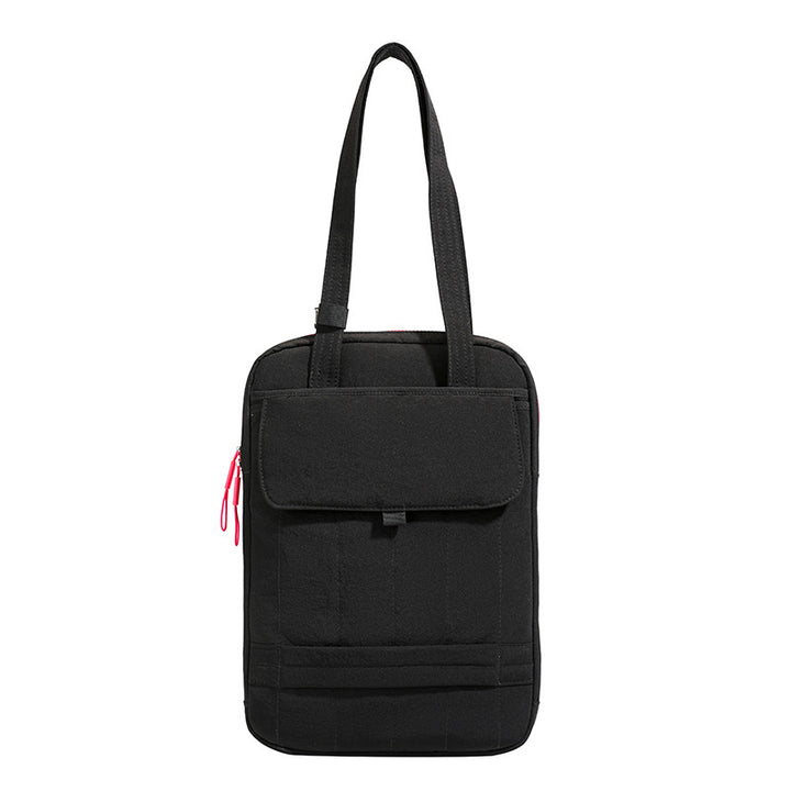 Strukturiertes gestepptes Laptop Tote Bag Karnz