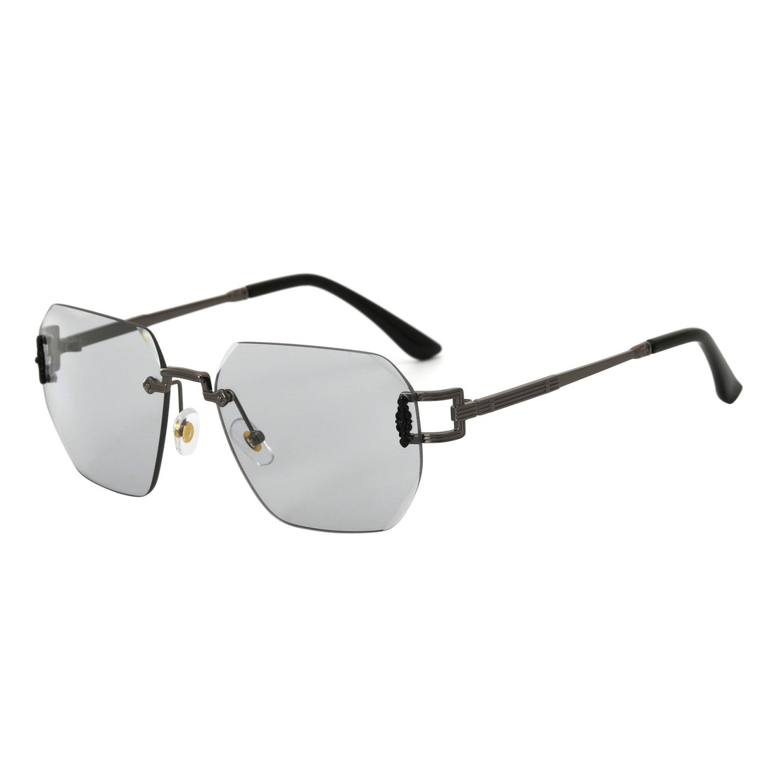 Damen Designer-Sonnenbrille im modernen, geometrischen Design Karnz