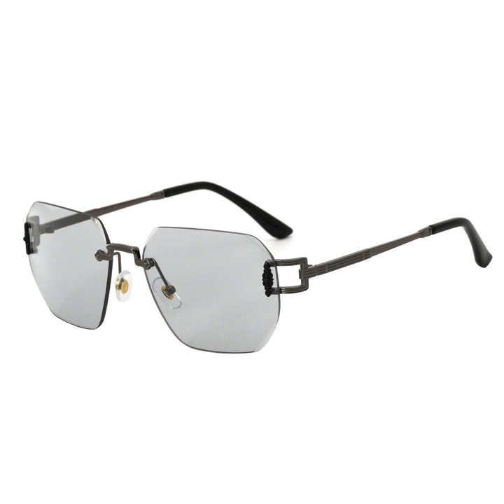 Damen Designer-Sonnenbrille im modernen, geometrischen Design Karnz