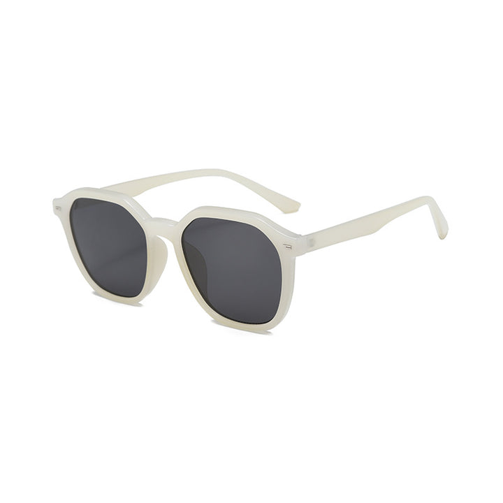 Damen stilvolle Sonnenbrille im modernen Polygonalen Design Karnz