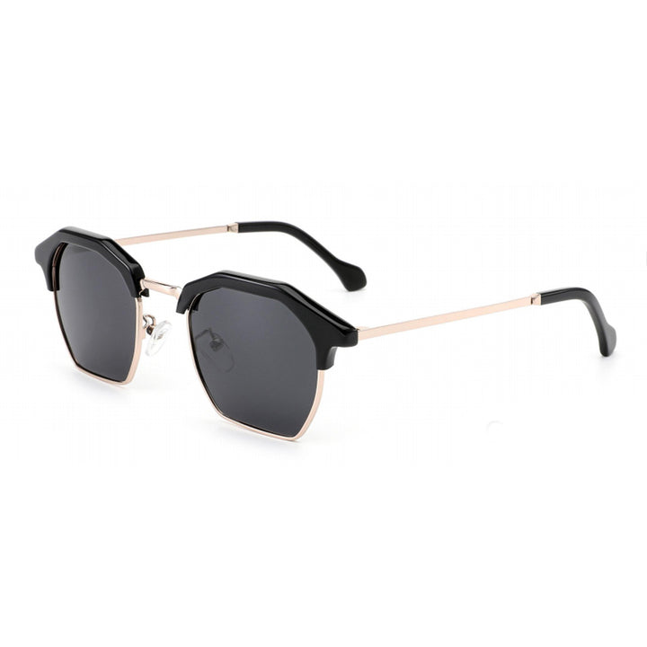 Damen Sonnenbrille im modernen, facettenreichen Stil Karnz