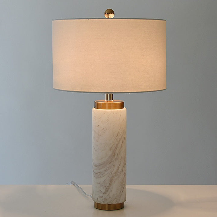 Moderne Marmorbasis Tischlampe