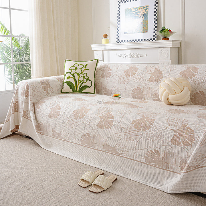 Stylischer Baumwollsofa-Wurf