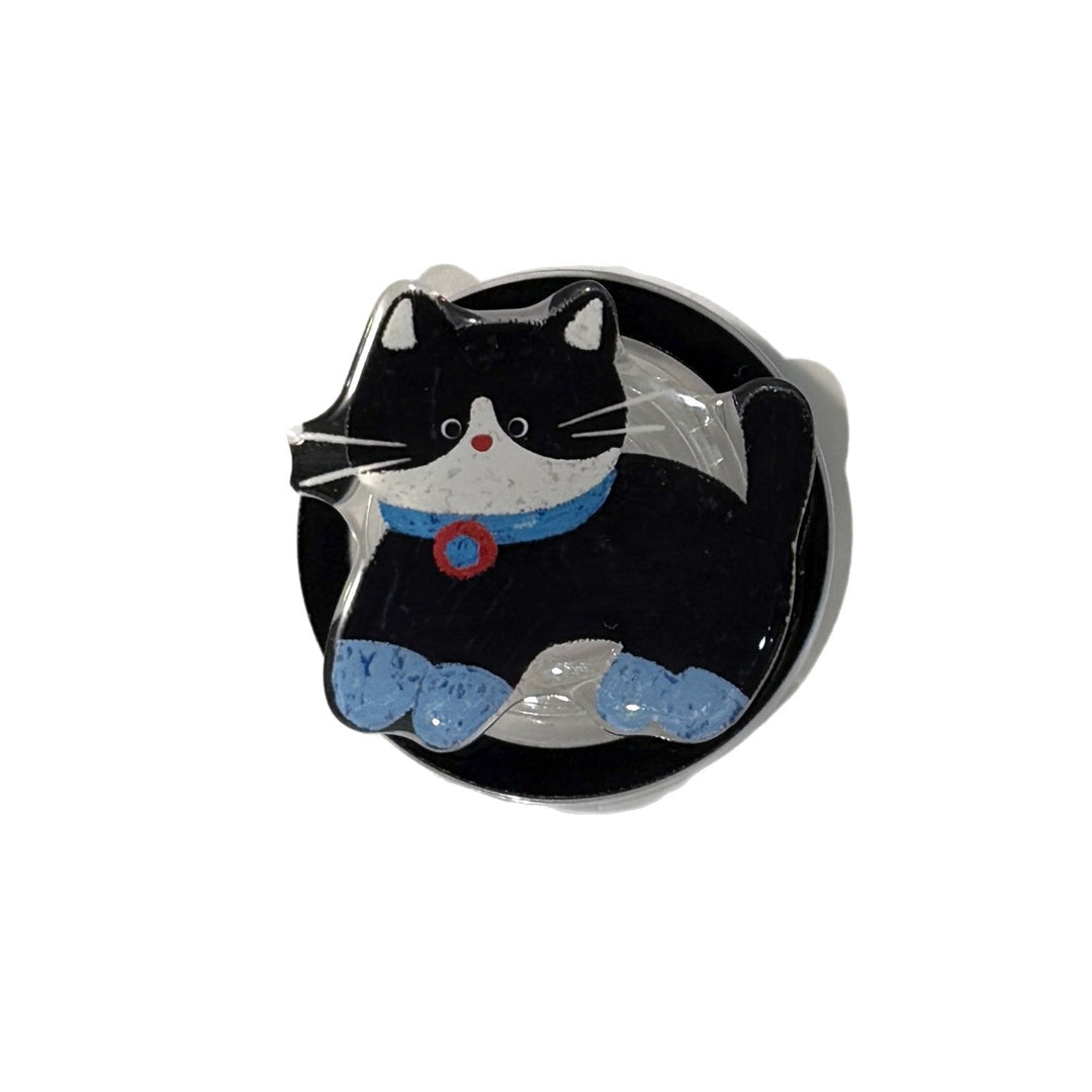 Verspielter Katzenmotiv Smartphone Fingerhalter Karnz