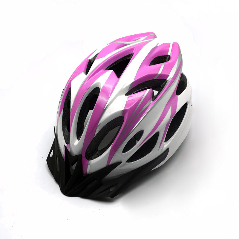 verstellbarer belüfteter Straßen- und Mountainbike-Helm mit Visier und hinten einstellbarem Fit Karnz